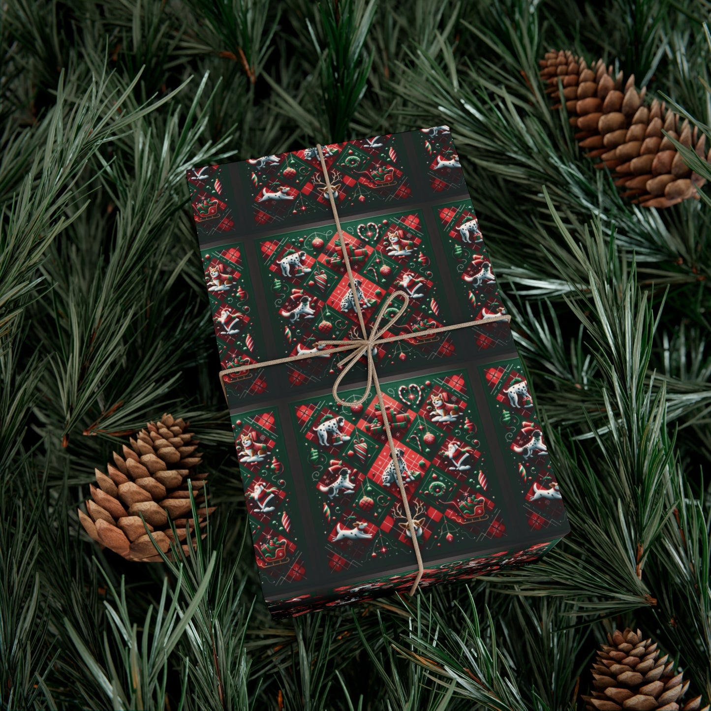 InterPETation Christmas Dog 2023 Gift Wrapping