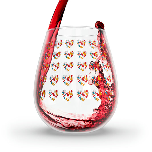InterPETation 2024 Valentine's Stemless Wine Glass, 11.75oz