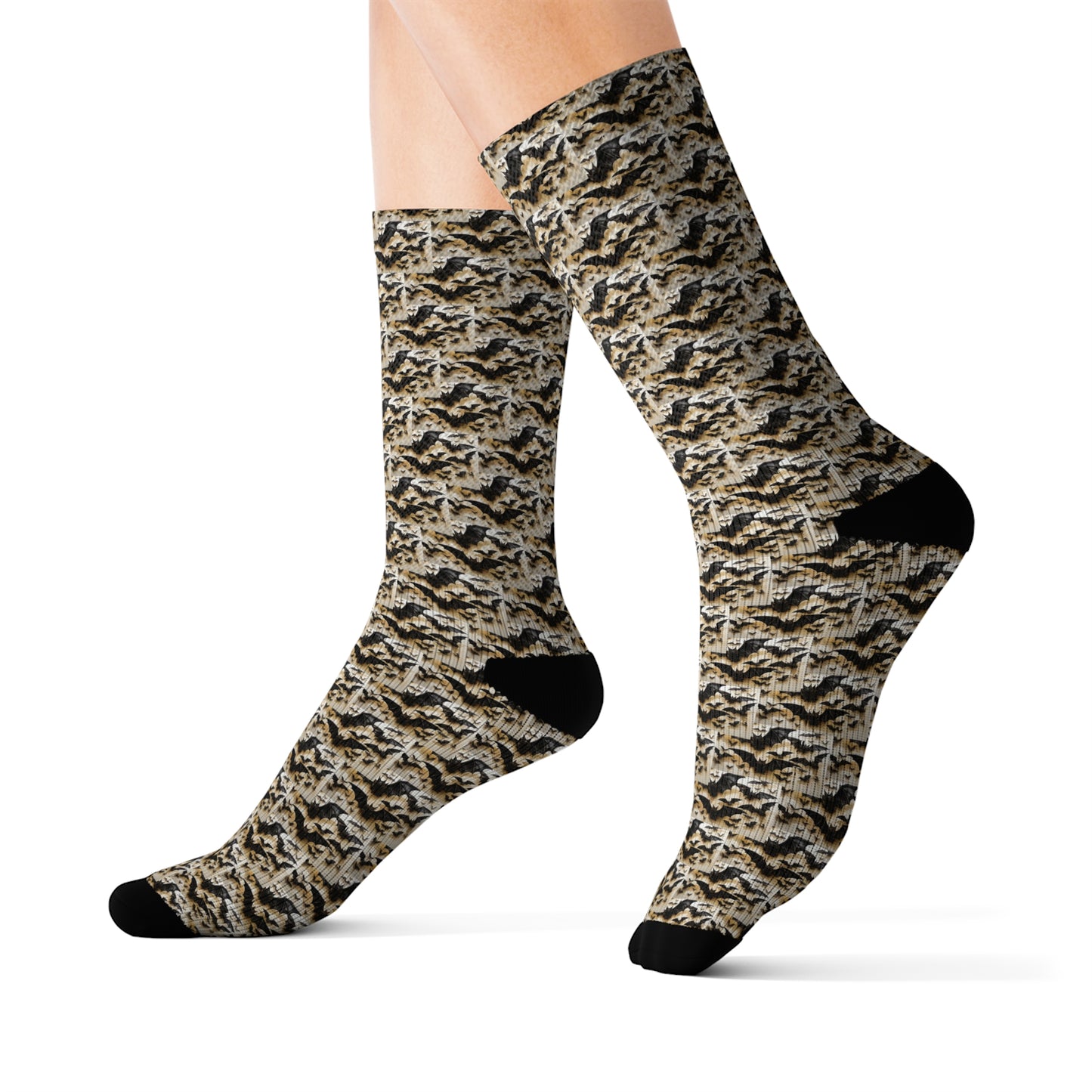 InterPETation Cubist Nightflyer Footwear Men's Socks in Multi-Color