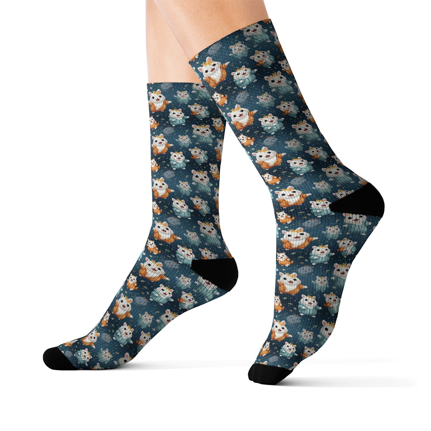 InterPETation Nibbler Nightwalker Men's Socks in Multi-Color