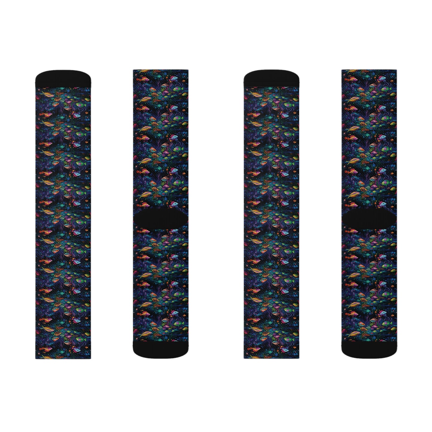 InterPETation Neon Nautical Nights Men's Socks in Multi-Color