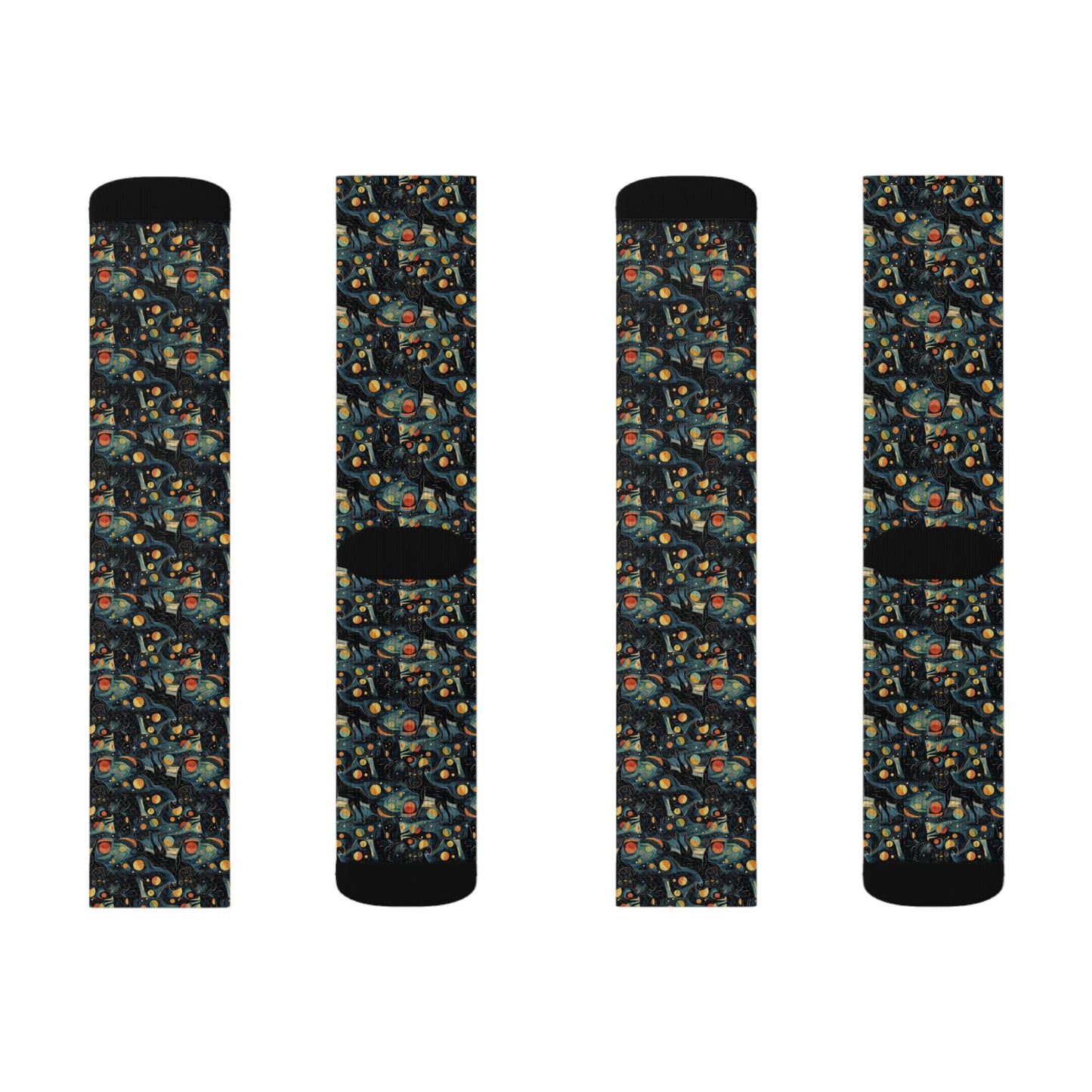 InterPETation Orion's Doggy Belt Men's Socks in Multi-Color